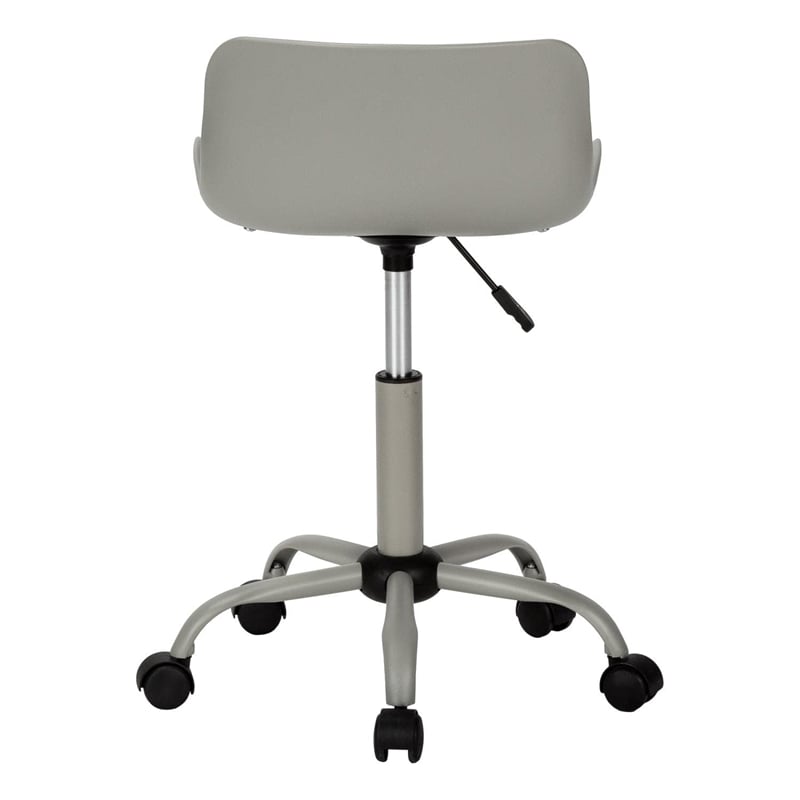 Office Chair Swivel Ergonomic Computer Desk Work Juvenile Metal Grey