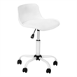 Monarch Juvenile Metal Swivel Ergonomic Office Chair in White