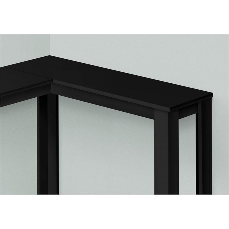 Monarch Console Table in Laminate Black