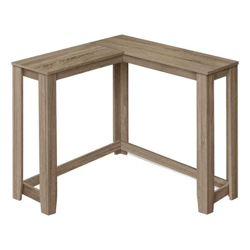 Accent Table Console Entryway Narrow Corner Bedroom Laminate Brown