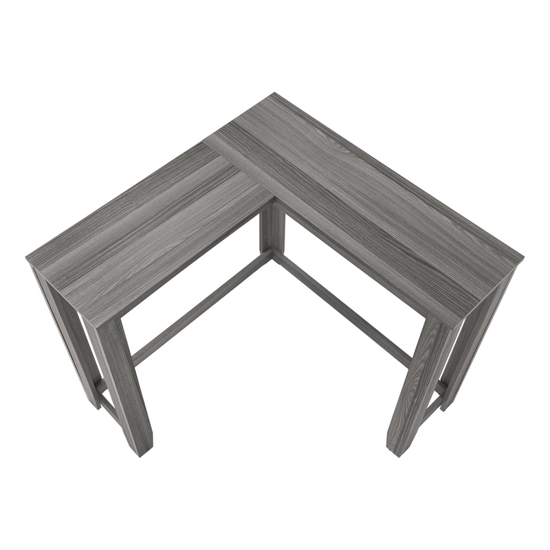 Accent Table Console Entryway Narrow Corner Bedroom Laminate Grey