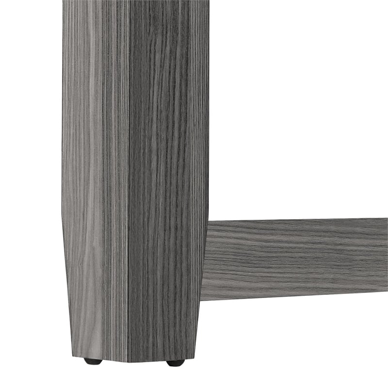 Accent Table Console Entryway Narrow Corner Bedroom Laminate Grey