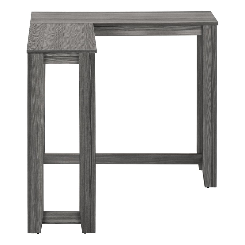 Accent Table Console Entryway Narrow Corner Bedroom Laminate Grey