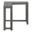 Accent Table Console Entryway Narrow Corner Bedroom Laminate Grey