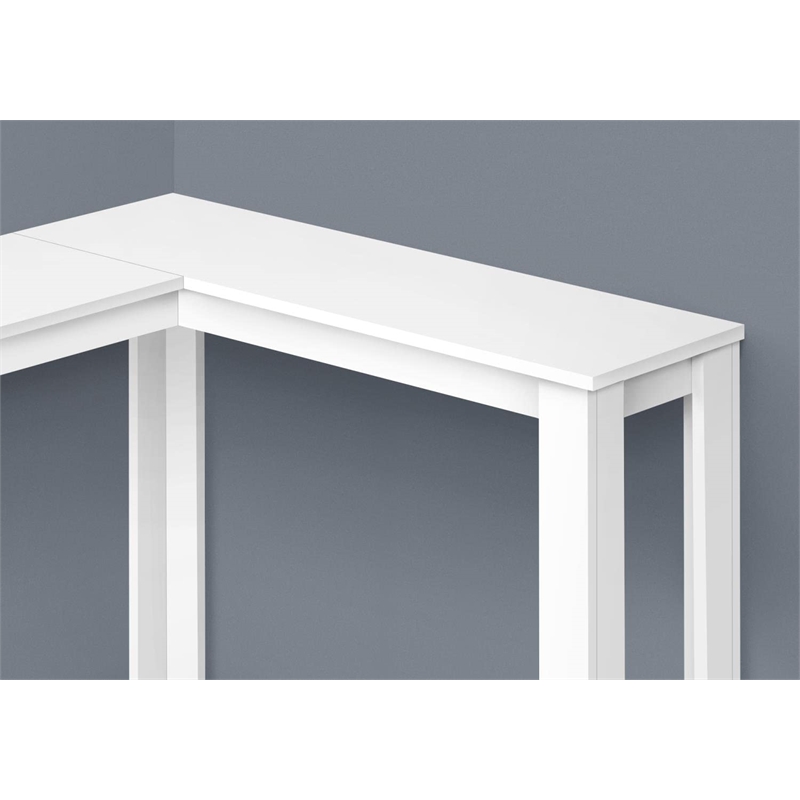 Monarch Console Table in Laminate White