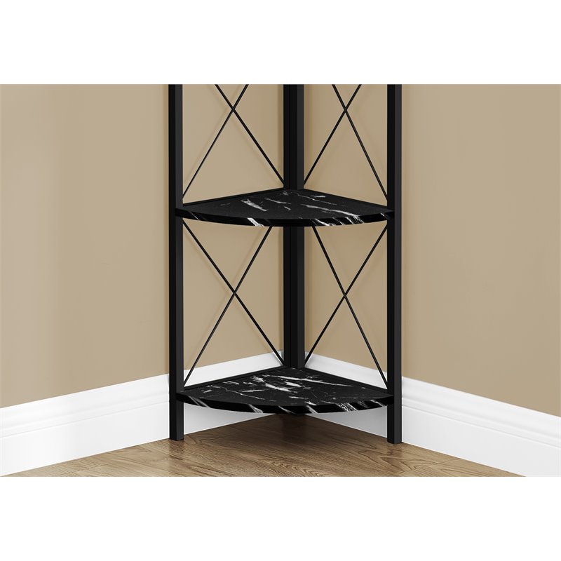 Bookshelf Etagere Corner 4 Tier 60