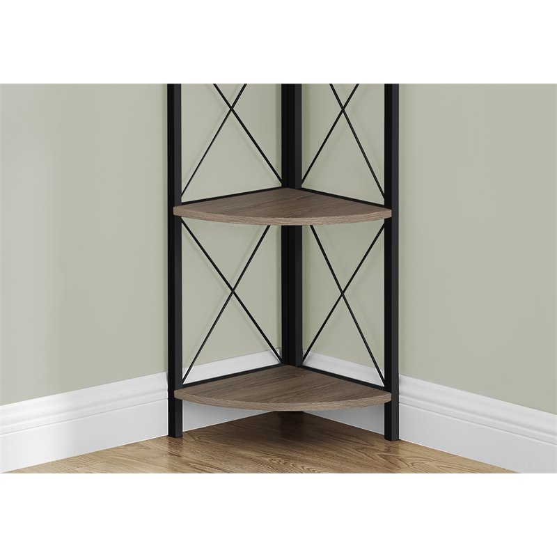 Bookshelf Etagere Corner 4 Tier 60