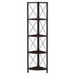 Bookshelf Etagere Corner 4 Tier 60
