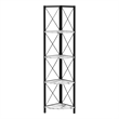 Bookshelf Corner 4 Tier 60