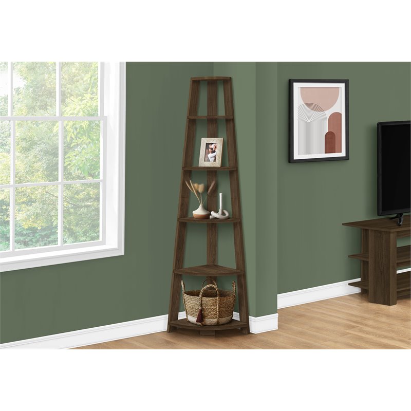 Bookshelf Etagere Corner 5 Tier 72