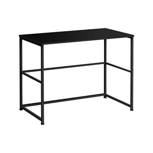 Computer Desk Home Office Laptop Storage Drawers 40&quotL Work Metal Black