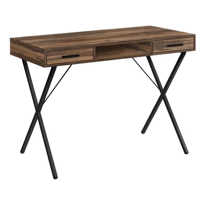 Computer Desk Home Office Laptop Storage Drawers 42