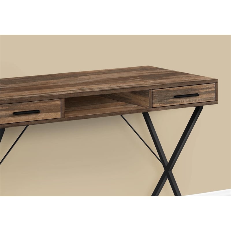 Computer Desk Home Office Laptop Storage Drawers 42