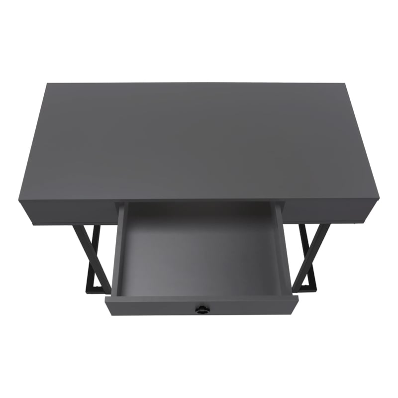 Computer Desk Home Office Laptop Storage Drawers 42