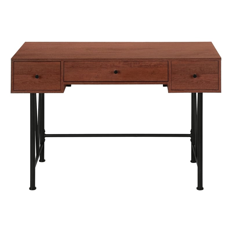 Computer Desk Home Office Laptop Storage Drawers 48