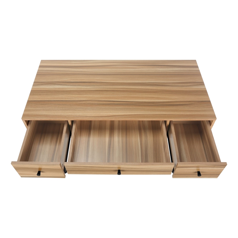 Computer Desk Home Office Laptop Storage Drawers 48