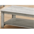 Table Set 3pcs Set Coffee End Side Accent Living Room Laminate Grey