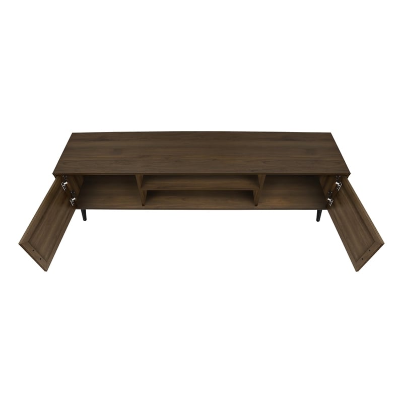 Tv Stand - 72 Inch - Console - Living Room - Bedroom - Brown Laminate