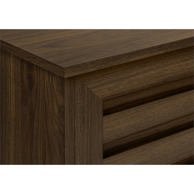 Tv Stand - 72 Inch - Console - Living Room - Bedroom - Brown Laminate