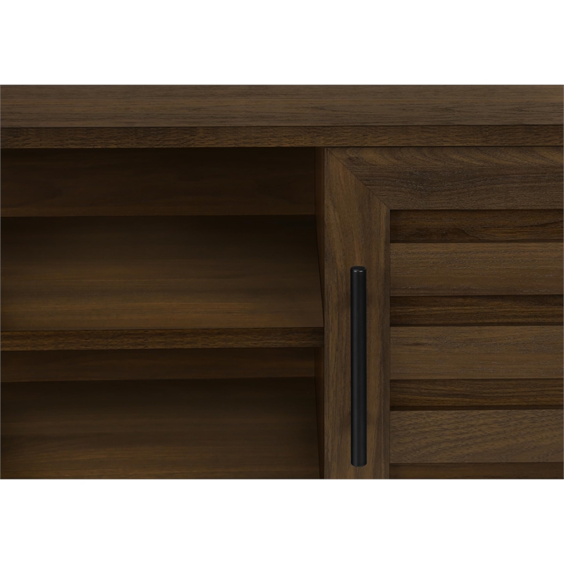 Tv Stand - 72 Inch - Console - Living Room - Bedroom - Brown Laminate