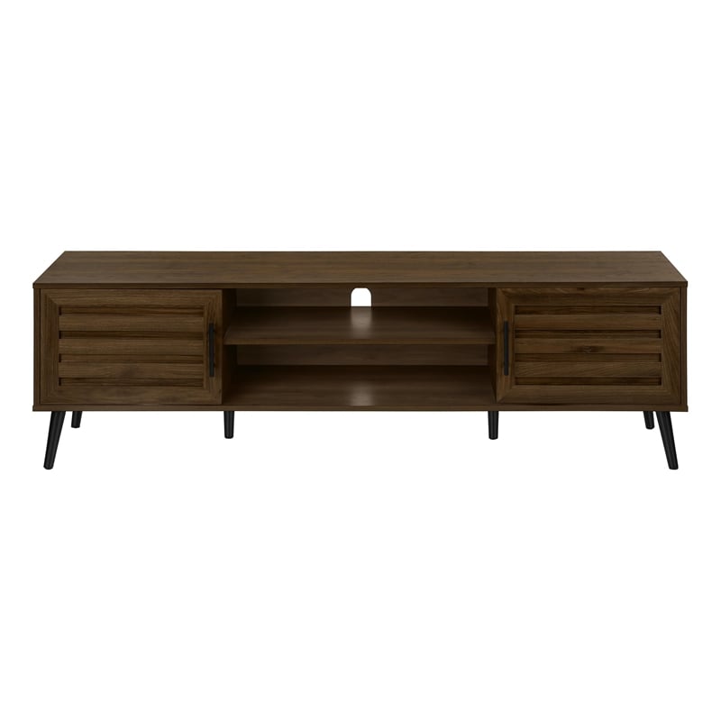 Tv Stand - 72 Inch - Console - Living Room - Bedroom - Brown Laminate