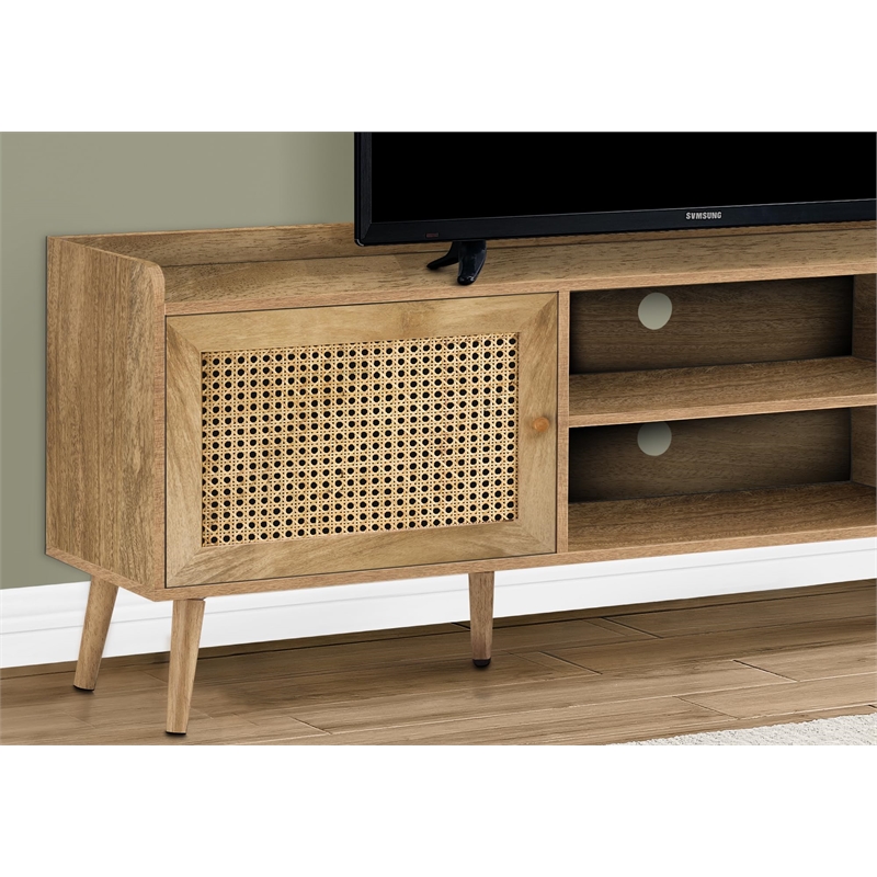Tv Stand - 72 Inch - Console - Living Room - Bedroom - Walnut Laminate