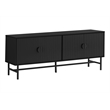 Tv Stand - 60 Inch - Console - Living Room - Bedroom - Black Laminate