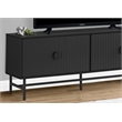 Tv Stand - 60 Inch - Console - Living Room - Bedroom - Black Laminate