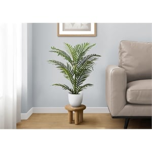 Artificial Plant - 28&quot Tall - Indoor - Floor - Potted - Green Leaves