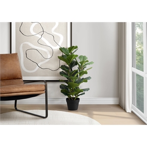 Artificial Plant - 32&quot Tall - Indoor - Floor - Potted - Green Leaves