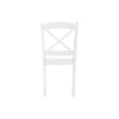 Dining Chair - Set Of 2 - Side - Kitchen - Dining Room - White - Wood Legs