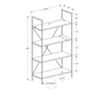 Bookshelf - Bookcase - 4 Tier - 48