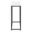 Accent Table - Console - Entryway - Narrow - Sofa - Bedroom - White Laminate