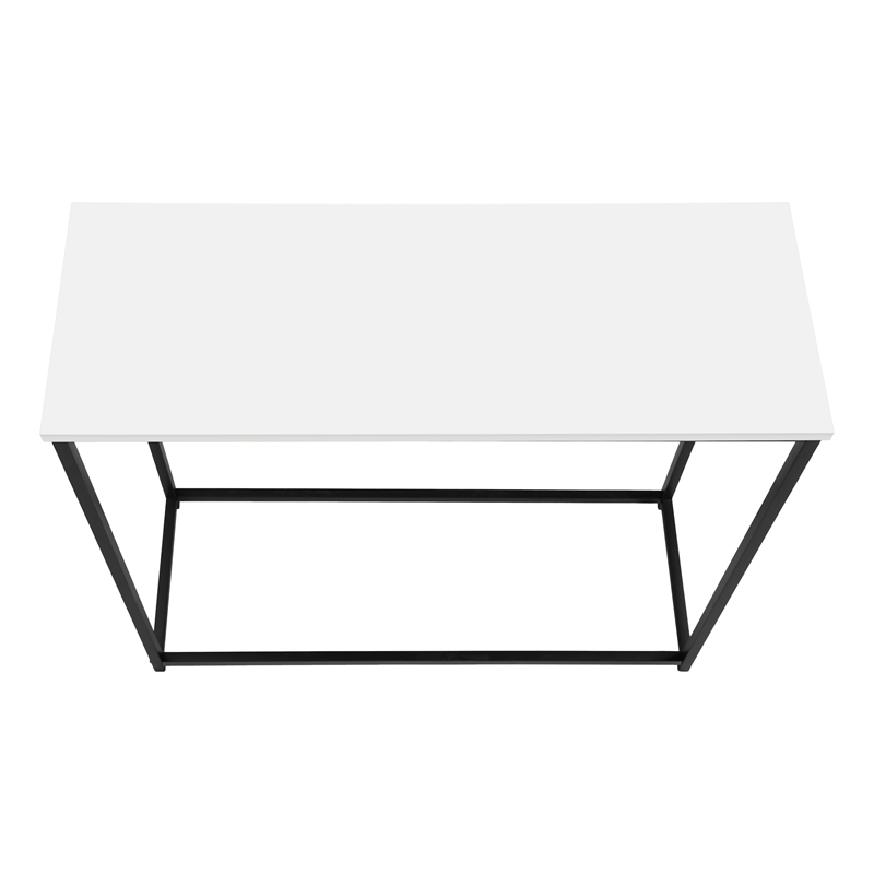 Accent Table - Console - Entryway - Narrow - Sofa - Bedroom - White Laminate