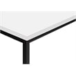 Accent Table - Console - Entryway - Narrow - Sofa - Bedroom - White Laminate