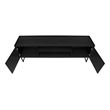 Tv Stand - 72 Inch - Console - Bedroom - Brown And Black Laminate