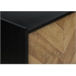 Tv Stand - 72 Inch - Console - Bedroom - Brown And Black Laminate