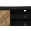 Tv Stand - 72 Inch - Console - Bedroom - Brown And Black Laminate