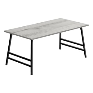 Coffee Table - Accent - Cocktail - Rectangular - 40&quotL - Gray Laminate