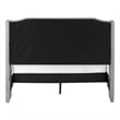 Bed - Queen Size - Bedroom - Upholstered - Gray Linen Look