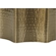 Accent Table - Drum - Side - End - Nightstand - Lamp - Bedroom - Gold Metal