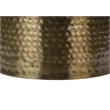 Accent Table - Drum - Side - End - Nightstand - Lamp - Bedroom - Gold Metal