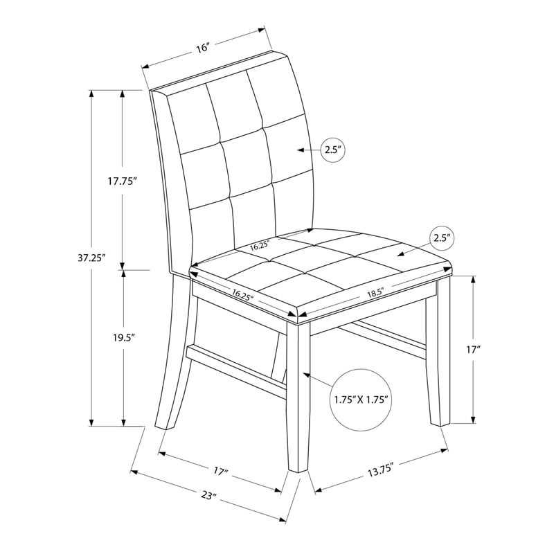 Set of 2 Dining Chairs 37