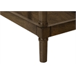 Accent Table - 2 Tier - Side Table - Lamp - Storage Drawer - Brown Veneer