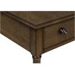 Accent Table - 2 Tier - Side Table - Lamp - Storage Drawer - Brown Veneer