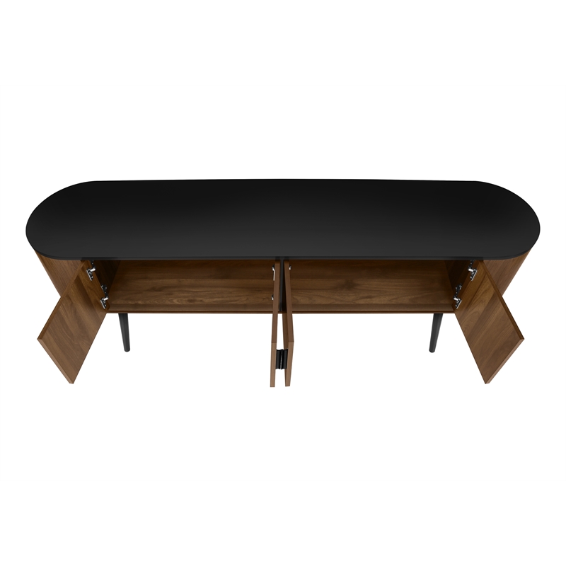 Tv Stand - 72 Inch - Console - Living Room - Entertainment Center - Black