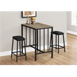 Dining Set - 3pcs Set - Counter Height - 36
