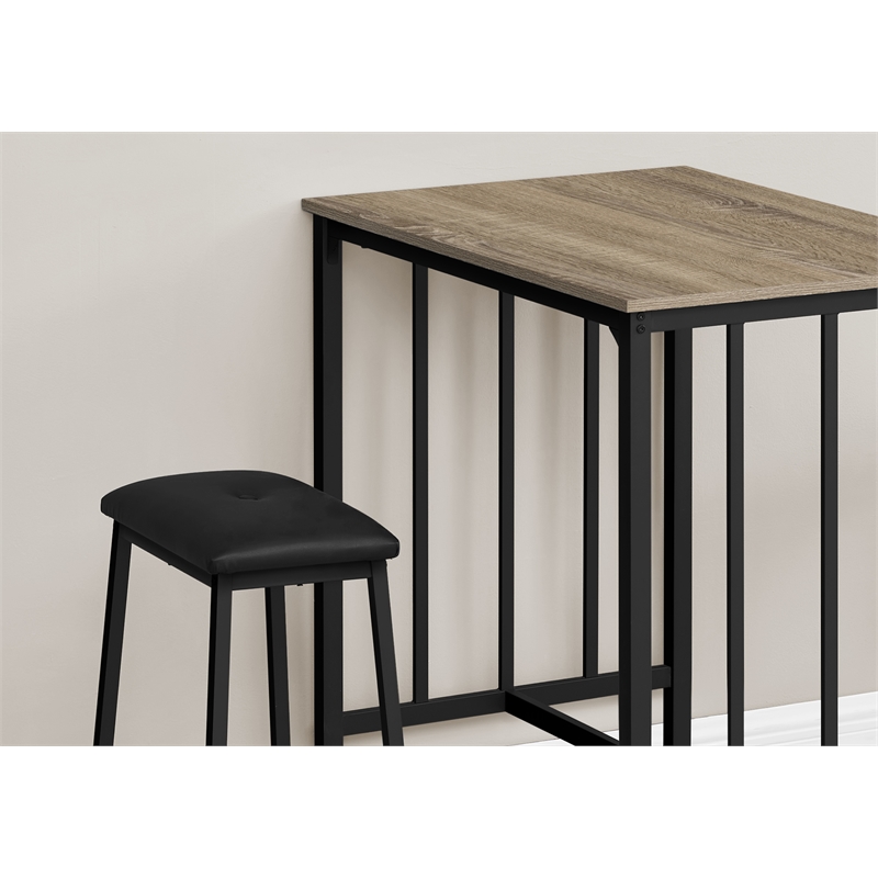 Dining Set - 3pcs Set - Counter Height - 36