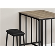 Dining Set - 3pcs Set - Counter Height - 36