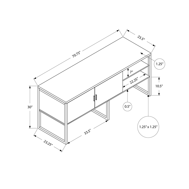 Office Credenza - 72